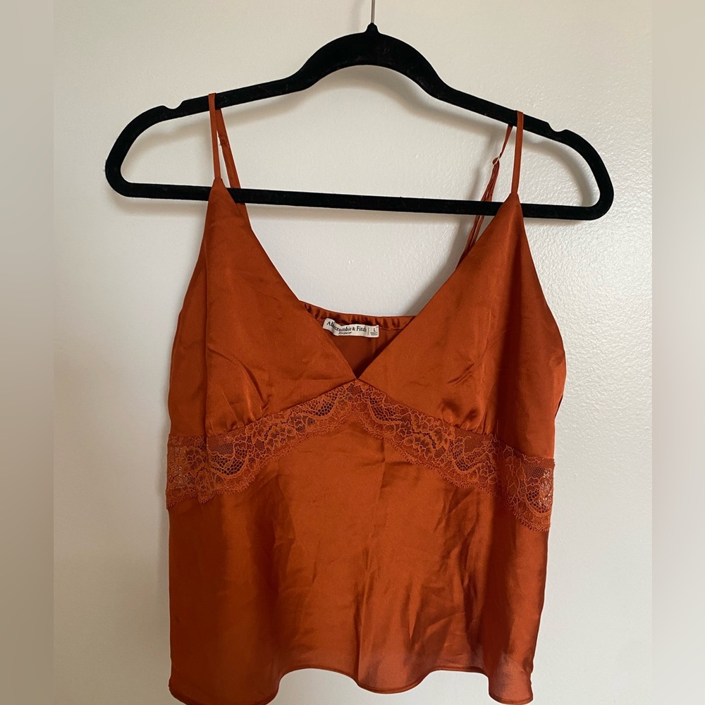 Abercrombie Orange Lace Camisole